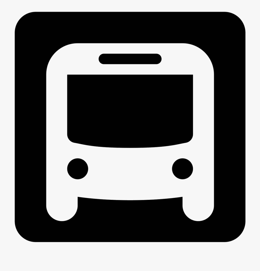 Clipart Bus Stop Symbol, Transparent Clipart