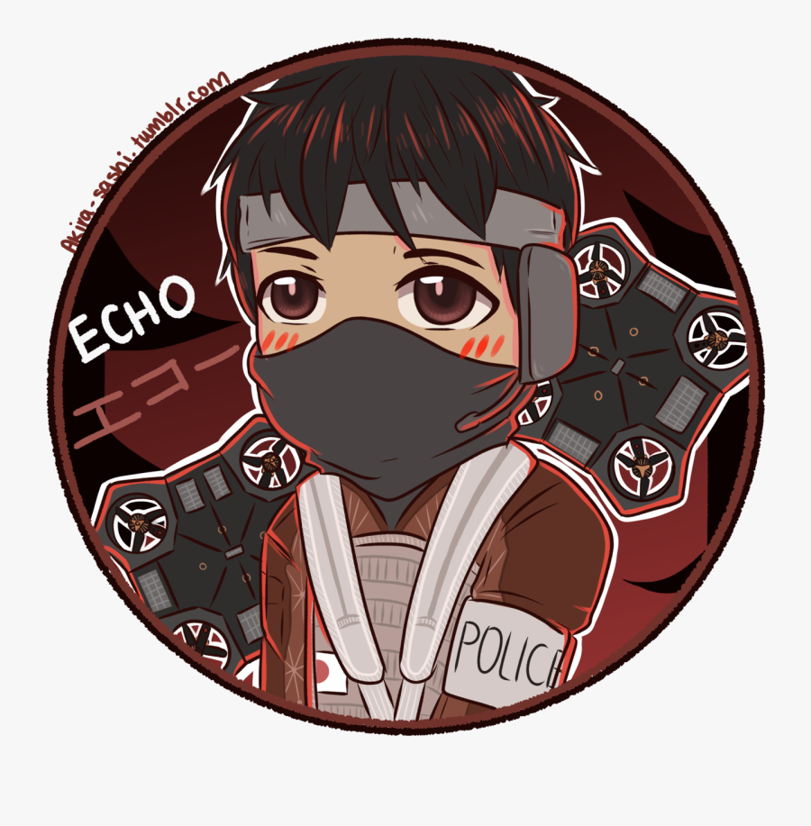 I Also Throw Some Love For My Echo Bb
drew Him In One - Rainbow Six Siege Echo, Transparent Clipart