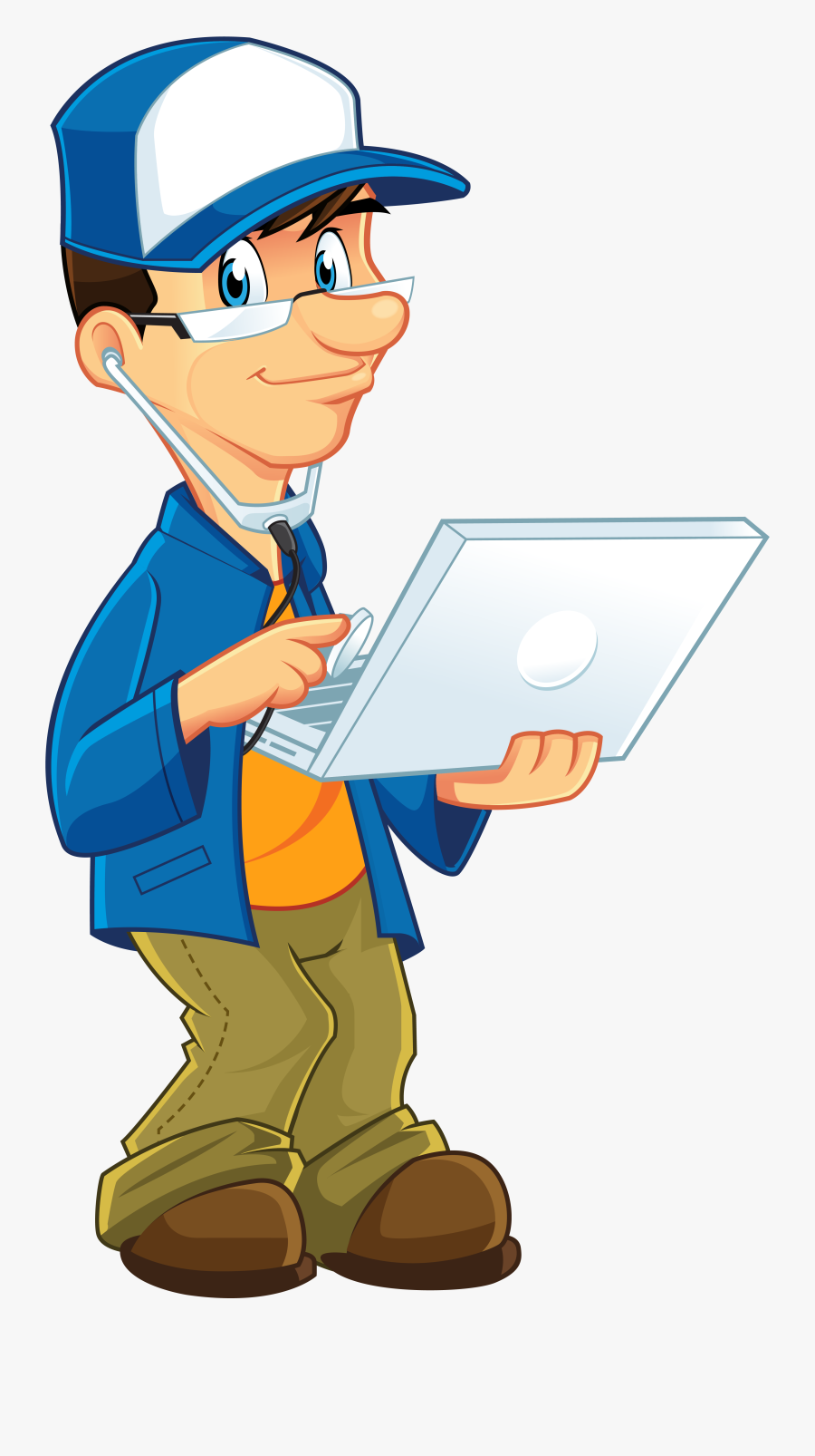 Computer Maintenance Personnel, Transparent Clipart