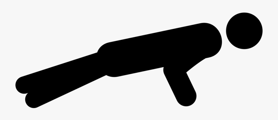 Man Doing Push Ups, Transparent Clipart