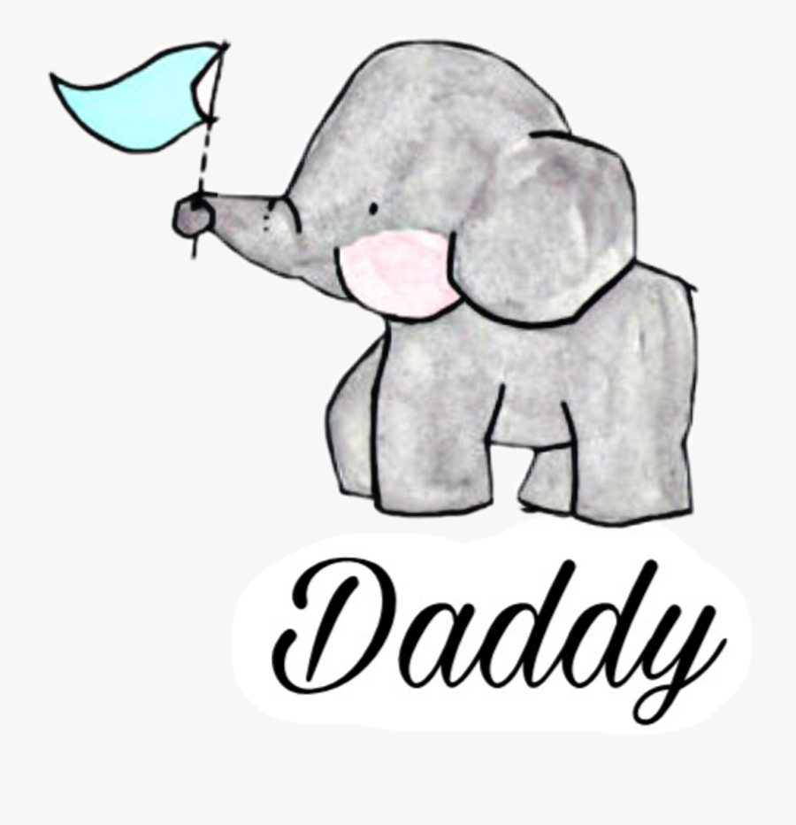 Family Of Elephants Cartoon Clipart , Png Download - Elephant Family Clipart, Transparent Clipart