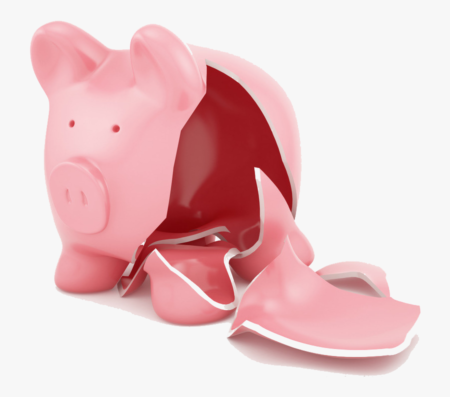 Piggy Bank Stock Photography Money Clip Art - Broken Piggy Bank, Transparent Clipart