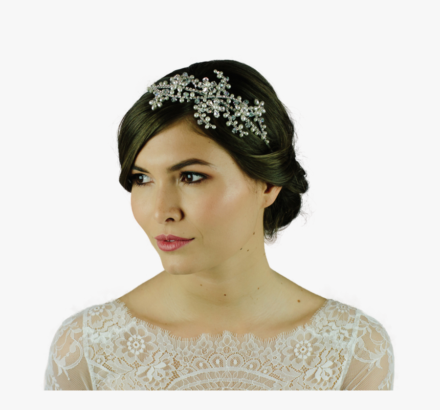 Transparent Hair Bun Png - Headpiece, Transparent Clipart