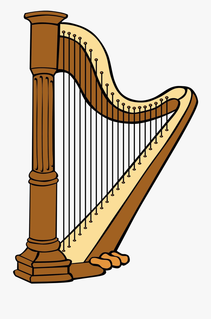 Download Cuatro Y Maracas Transparent Background - Clipart Harp, Transparent Clipart