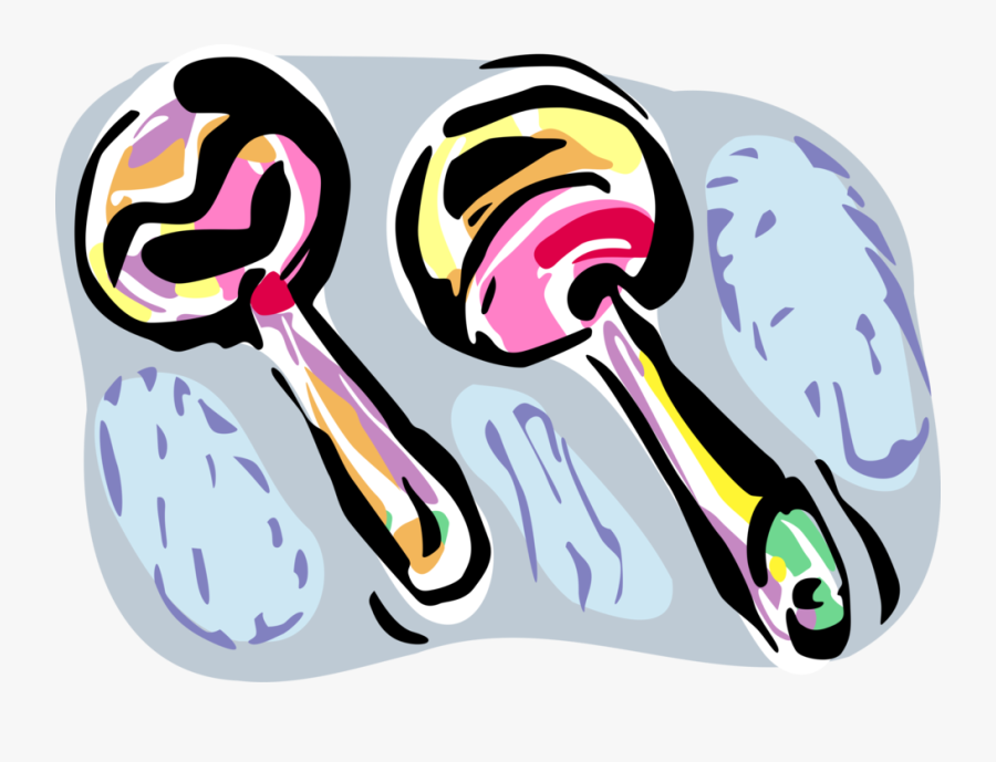 Vector Illustration Of Latin Music Maracas Or Rumba, Transparent Clipart