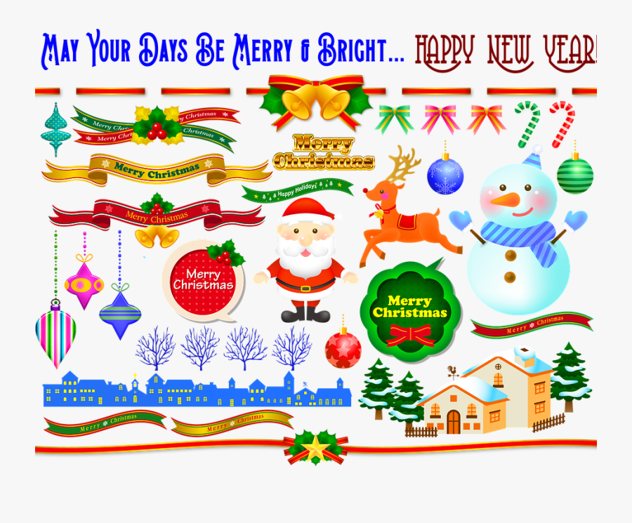 Christmas, Candy Can, Santa Claus, Reindeer - Christmas Day, Transparent Clipart