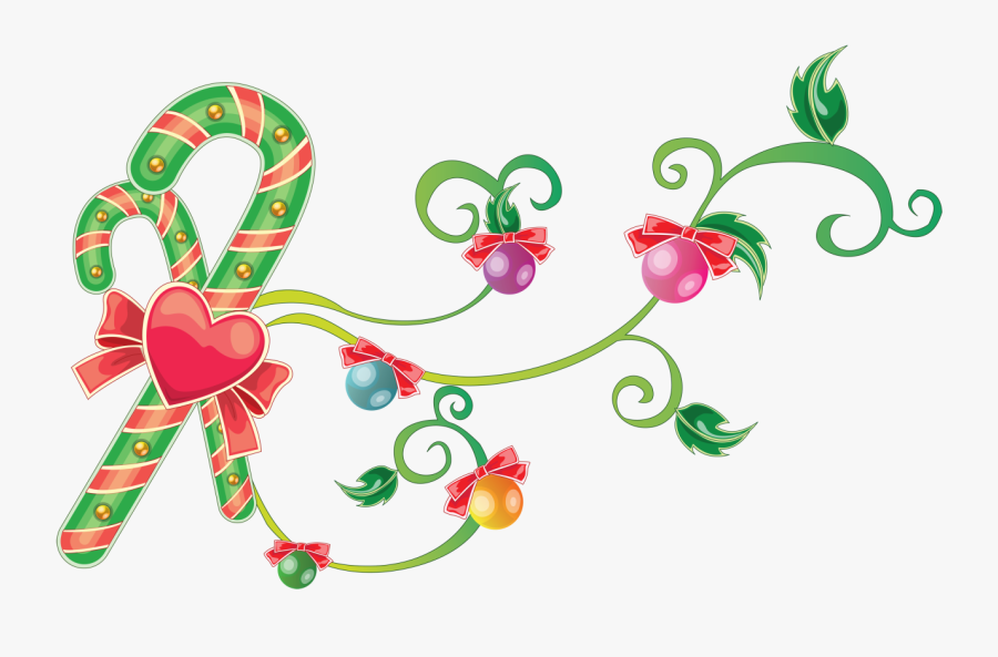 Transparent Christmas Candy - Vector, Transparent Clipart
