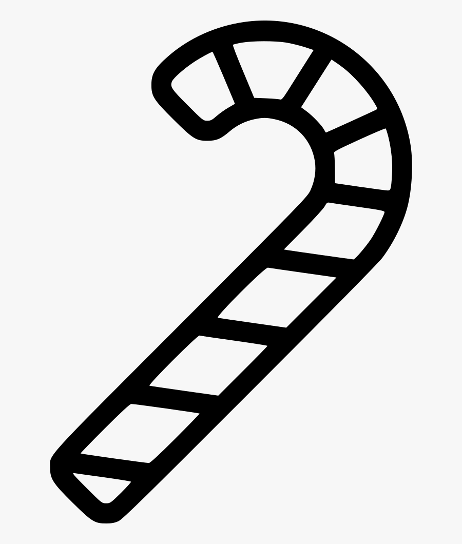 White Candy Cane Png, Transparent Clipart