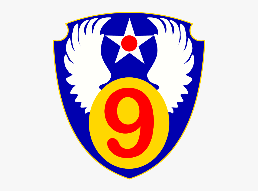 Ninth Air Force - 9th Air Force Logo, Transparent Clipart