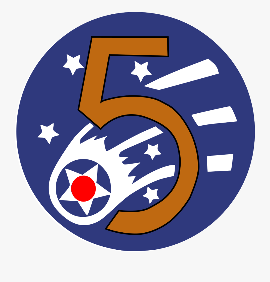 Fifth Air Force - 5th Air Force Emblem, Transparent Clipart