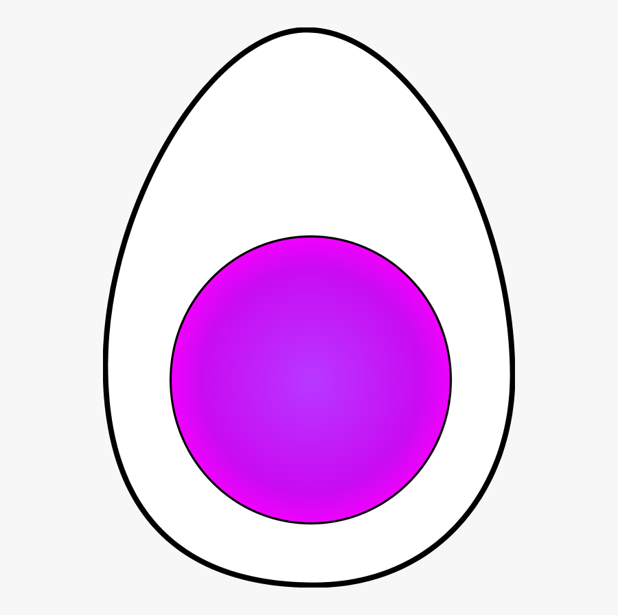 Soft Boiled Egg - Circle, Transparent Clipart