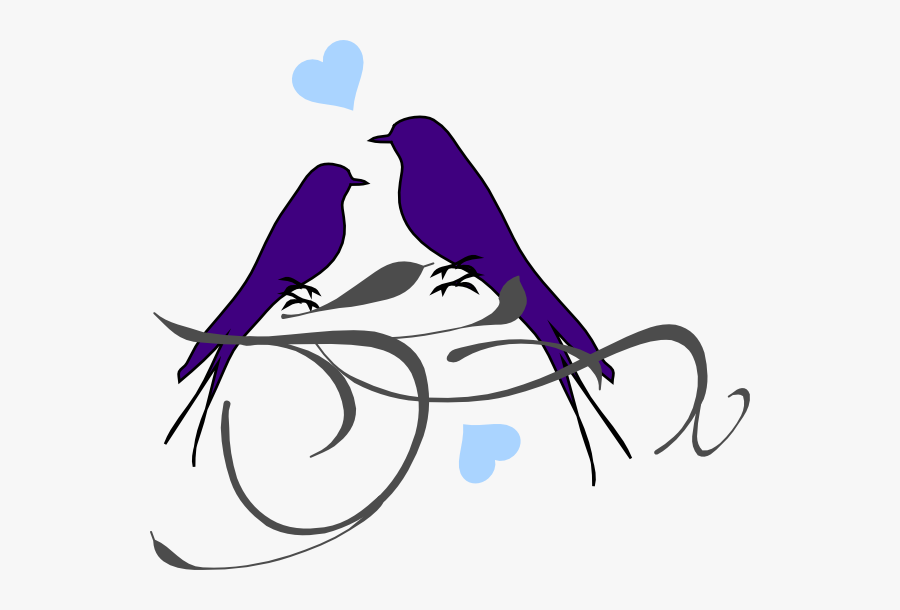 Download Birds On A Branch Svg Clip Arts Wedding Clipart Love Bird Free Transparent Clipart Clipartkey
