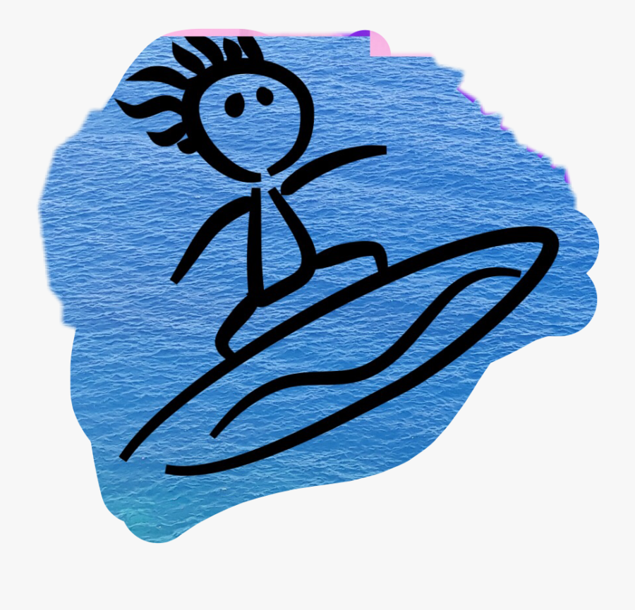 #surfing #surfboard #stickfigures #sexystickfigure - Kabur Kanginan, Transparent Clipart