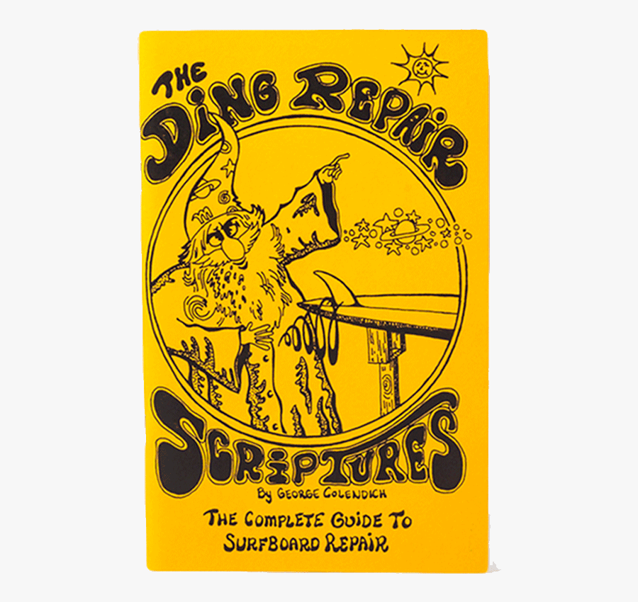 The Ding Repair Scriptures At Surfers Warehouse Surfing - Surfboard Repair Book, Transparent Clipart