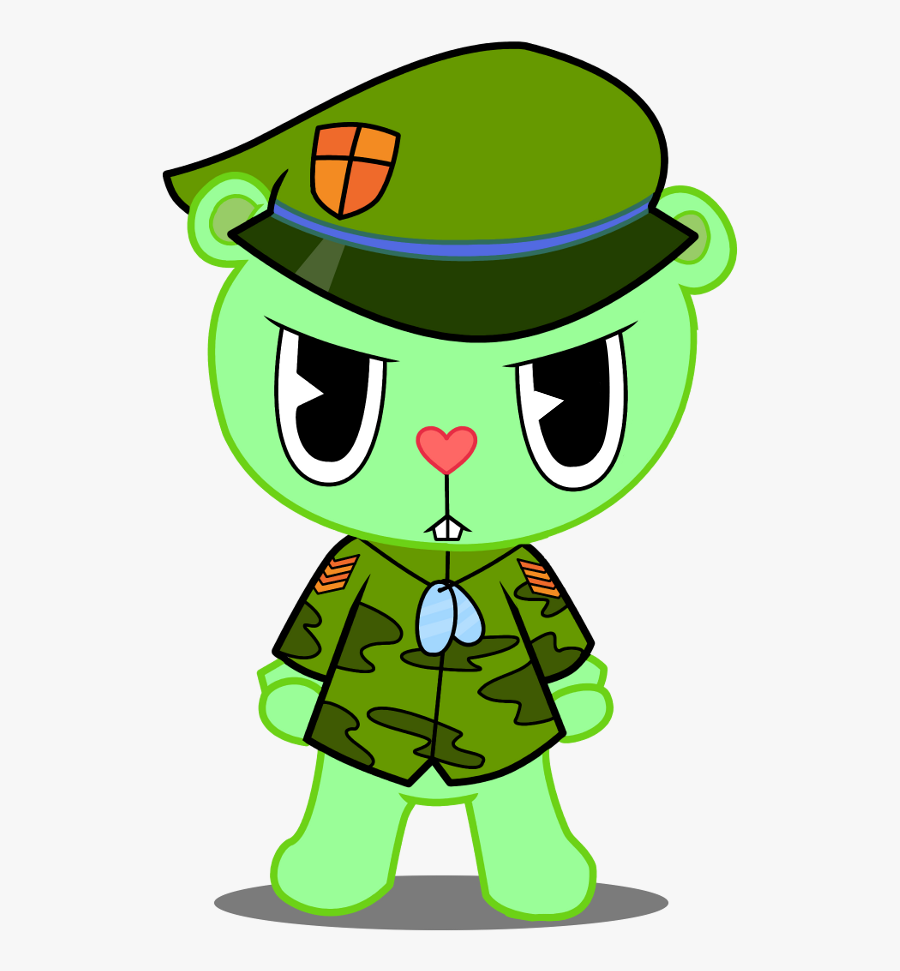 Flippy By Basilloon - Happy Tree Friends Pop And Flippy, Transparent Clipart