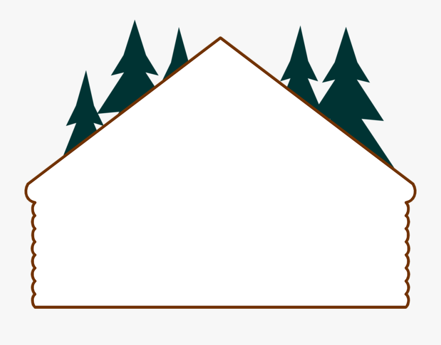 Border Pencil And In - Cabin Front Frame Clipart, Transparent Clipart