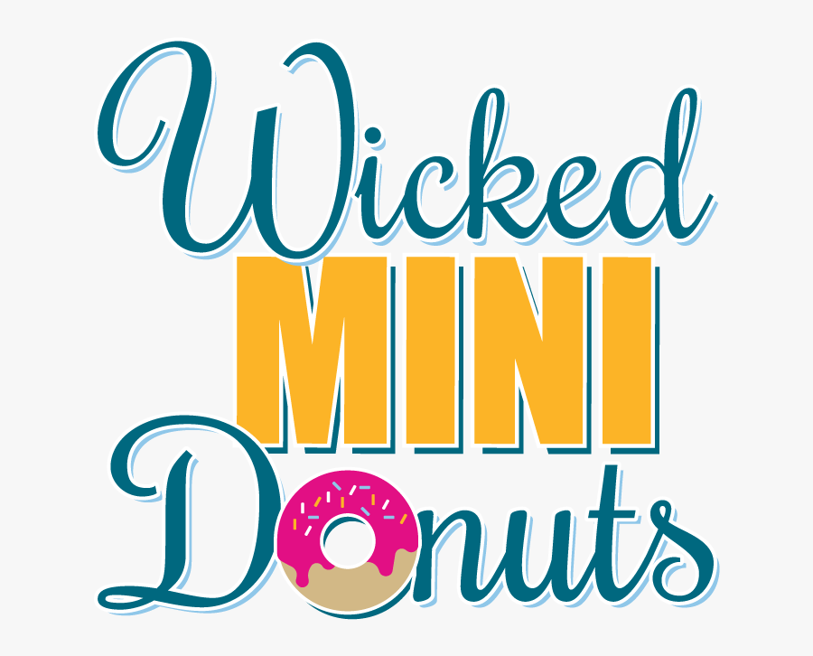 Wicked Mini Donuts Logo, Transparent Clipart