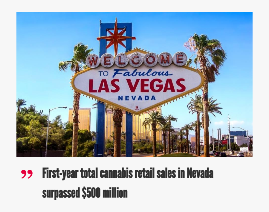 Nevada Cannabis Market Holiday Vegas - Welcome To Las Vegas, Transparent Clipart