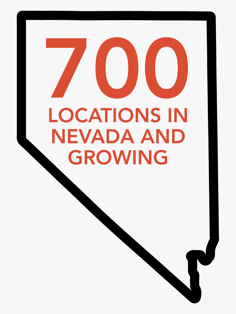 700 Locations In Nevada And Growing, Transparent Clipart