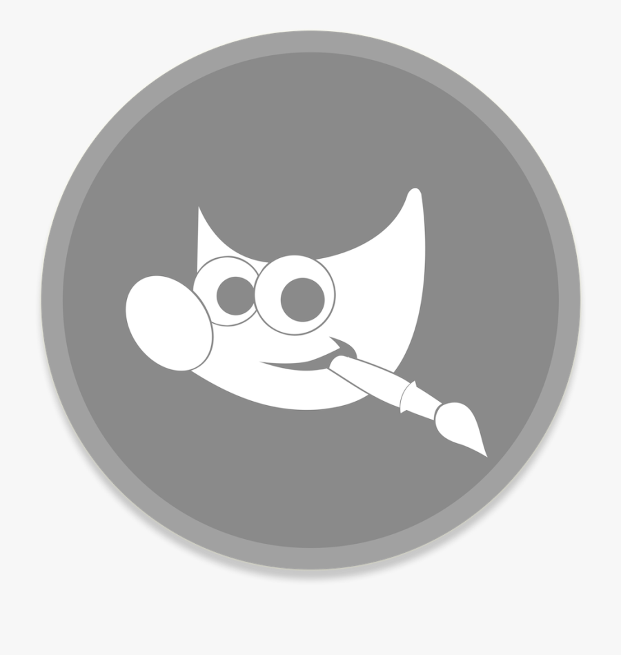 And White,animation,owl,clip Art,fictional Character,icon,tableware - Gimp Icon, Transparent Clipart