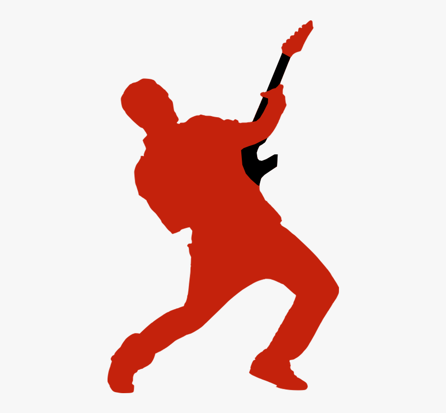 Rock Guitarist No Background Image - Playing Electric Guitar Stock, Transparent Clipart