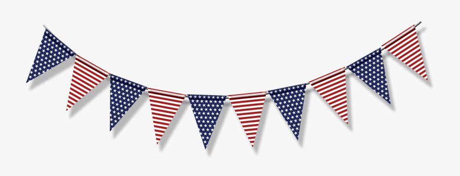 American Flag Png Banner - American Flag Banner Transparent, Transparent Clipart