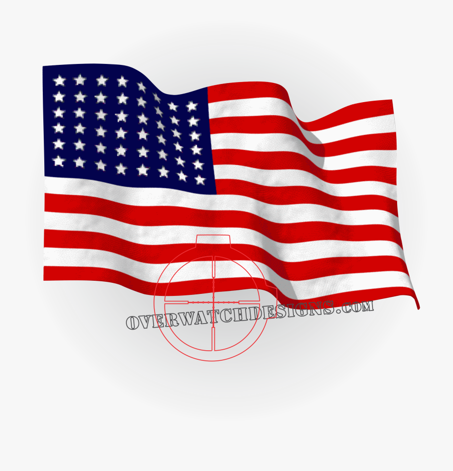 Flag Of The United States Thirteen Colonies Animation - American Flag Gif, Transparent Clipart