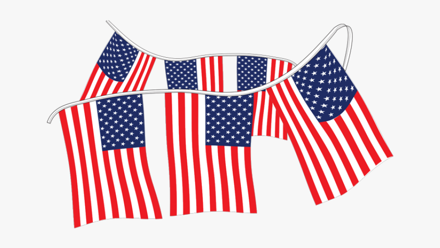 American Flag Pennants Supreme Cloth - Flag Of The United States, Transparent Clipart