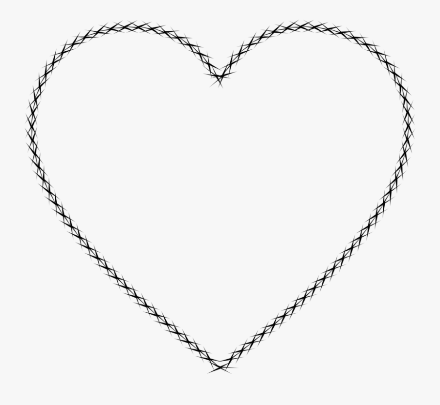 Heart,love,symmetry - Heart Drawing Valentines Day, Transparent Clipart