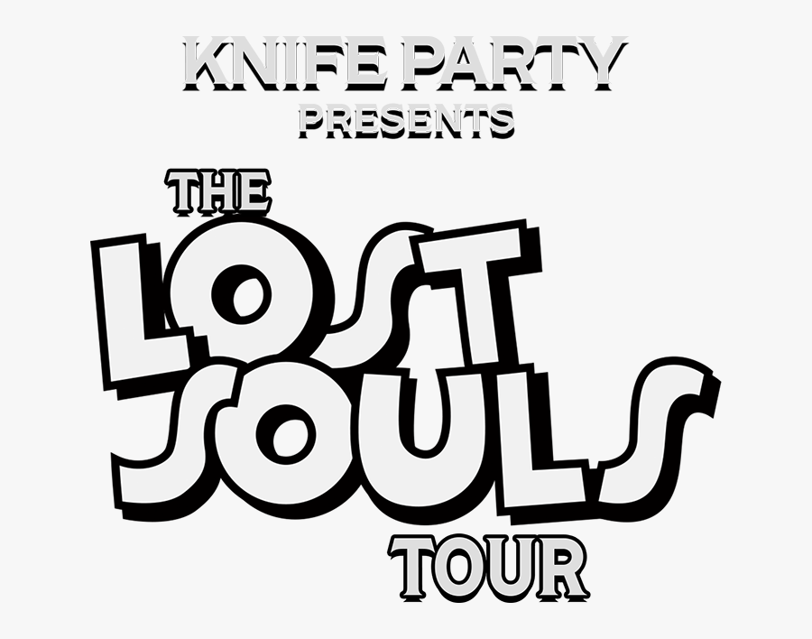 Knife Party Presents The Lost Souls Tour - Calligraphy, Transparent Clipart