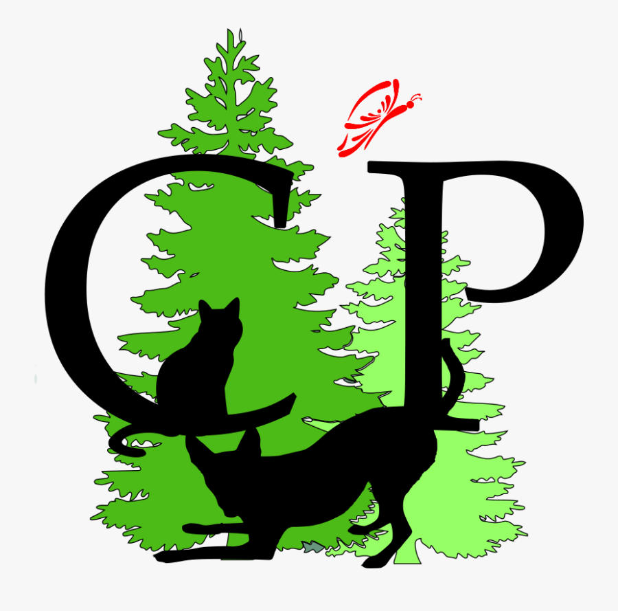 Shelter Logo - Deer With Trees Silhouette, Transparent Clipart
