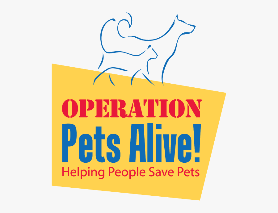 Operation Pets Alive Logo, Transparent Clipart