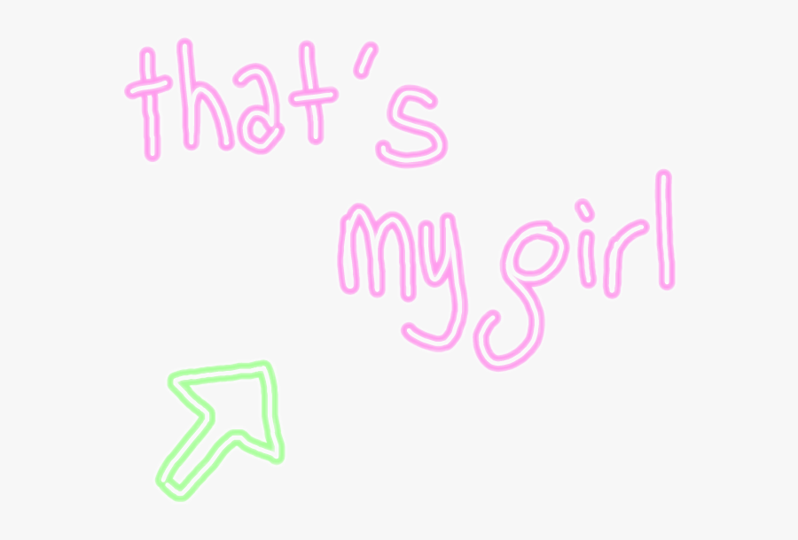 Clip Art Girl Neon Signs - Neon Sign, Transparent Clipart