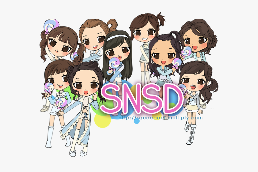 Hugging Clipart Power - Girls Generation Cartoon, Transparent Clipart