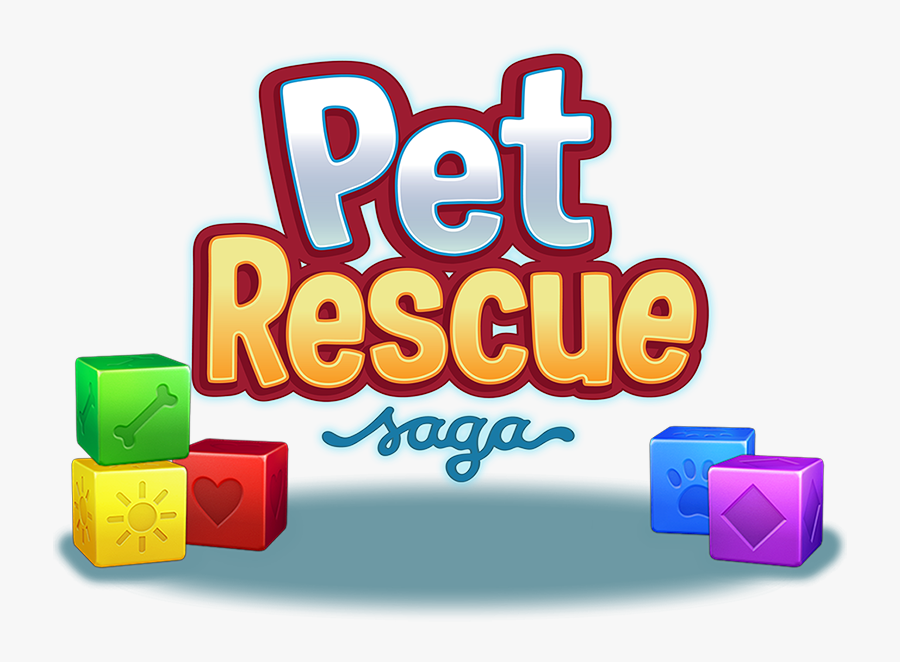 Pet Rescue Saga Logo, Transparent Clipart