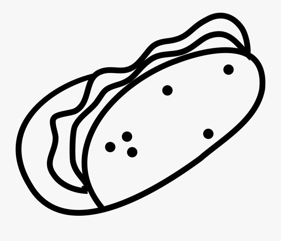 Hot Dog, Transparent Clipart