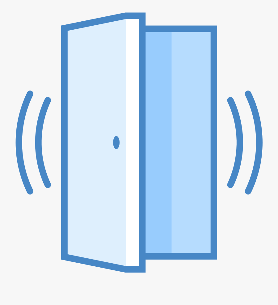 Curvy Line Png - Door Alarm System Icon, Transparent Clipart