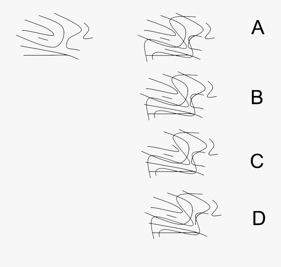 Ability To Separate Superimposed Images - Sketch, Transparent Clipart