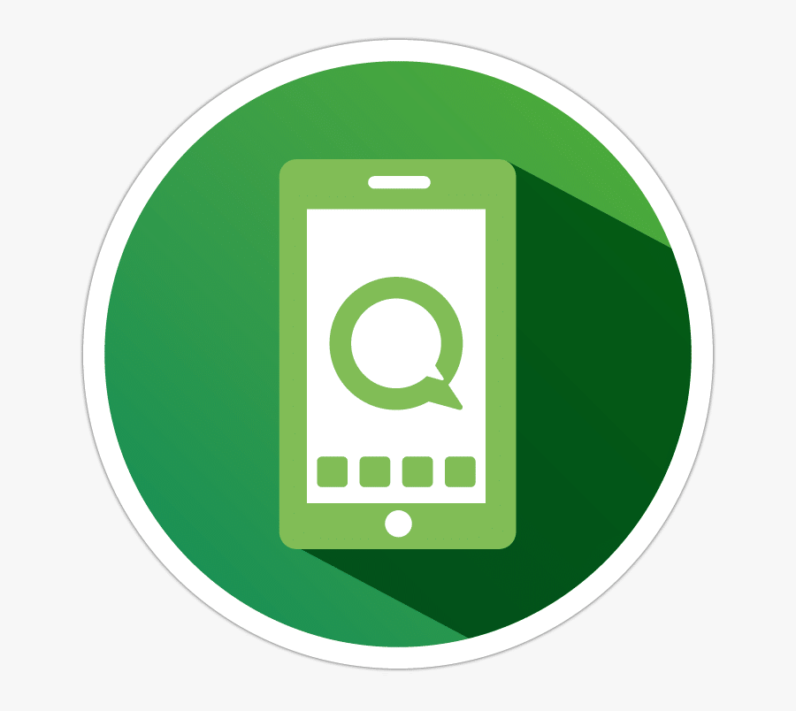 Dialoq Mobile Phone Assistant - Circle, Transparent Clipart