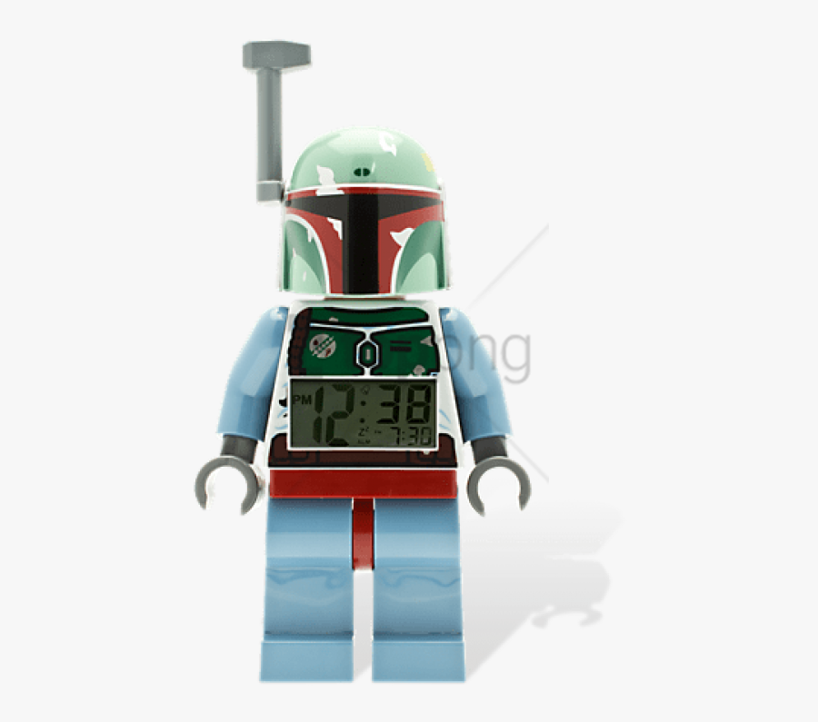 Boba Fett Lego Clock Png Image With Transparent Background - Boba Fett Lego Clock, Transparent Clipart
