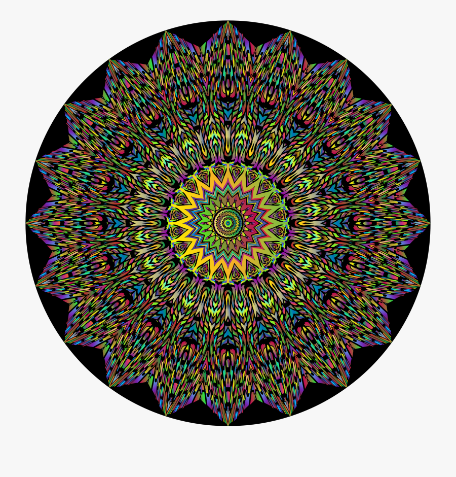 Psychedelic Mandala Clip Arts - Royalty Free Image Psychedelic, Transparent Clipart