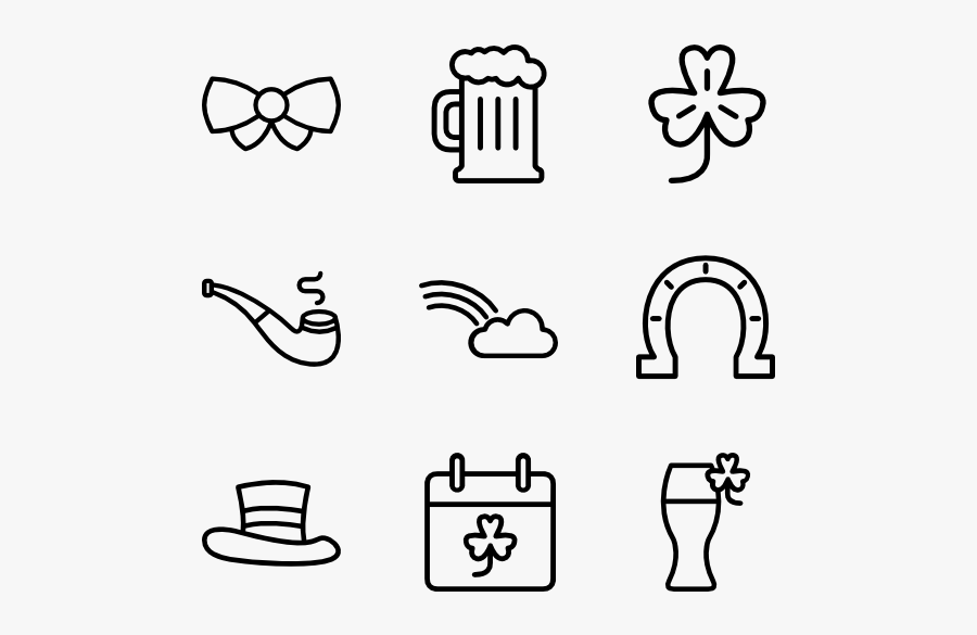 St Patricks Day - Makeup Icon Png, Transparent Clipart