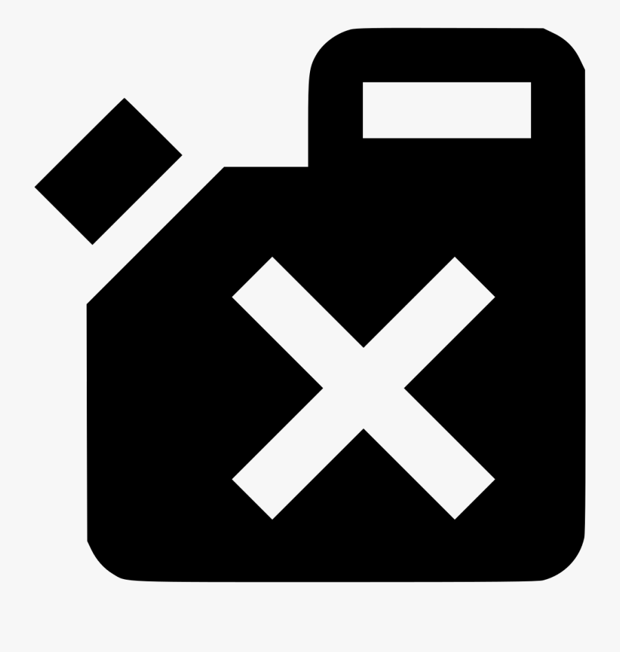 Oil Jerry Can - Close Button Square, Transparent Clipart