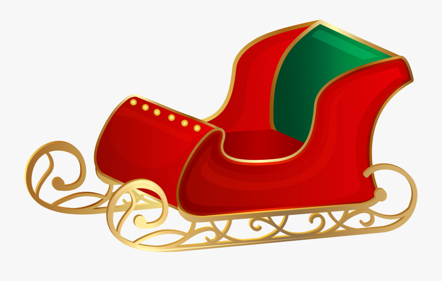 Christmas Santa Png Clip - Free Clip Art Santa Sleigh, Transparent Clipart