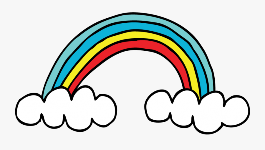 Gumtoo Designer Temporary Tattoos Party Rainbow Png - Rainbow Of The Day Clipart Png, Transparent Clipart