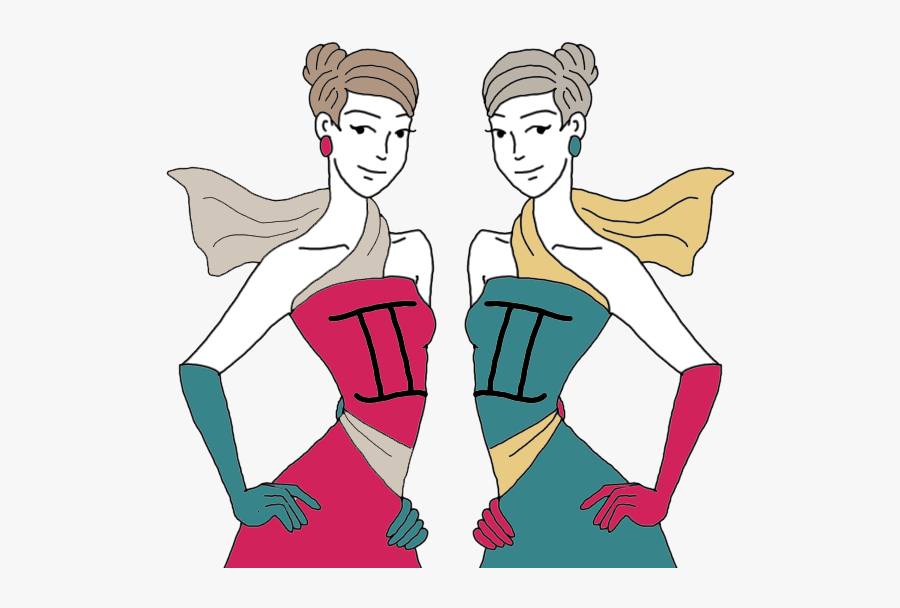 Twins - Twin Woman Happy Birthday, Transparent Clipart