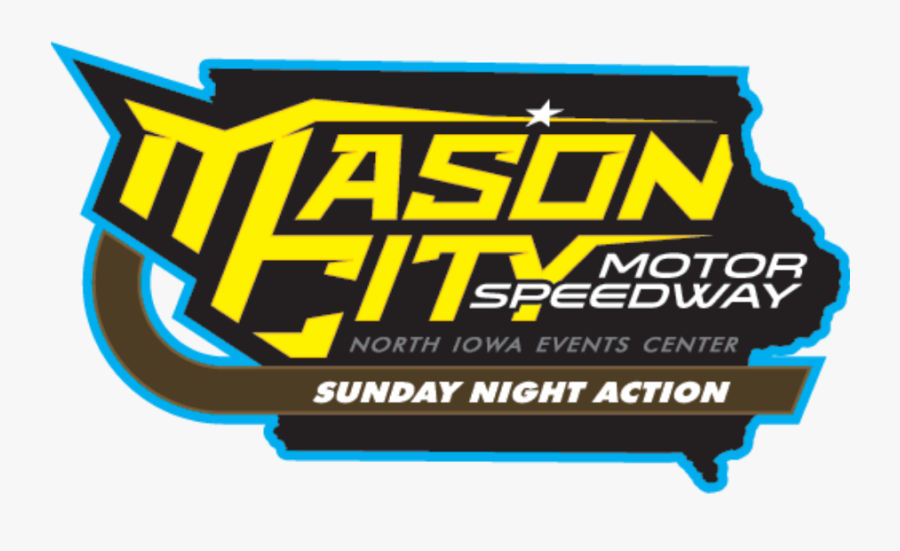 Mason City Motor Speedway Logo, Transparent Clipart
