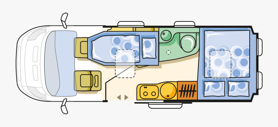 Adria Twin Layout, Transparent Clipart