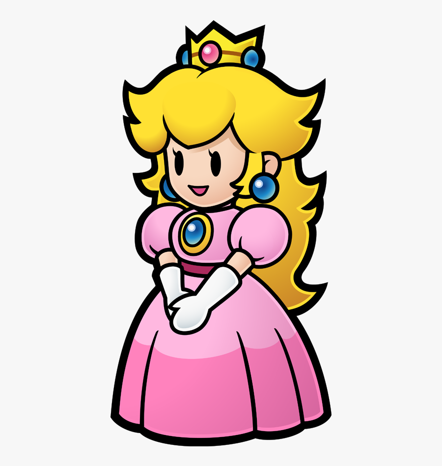 Book Of Mario Wiki - Princess Peach Paper Mario, Transparent Clipart