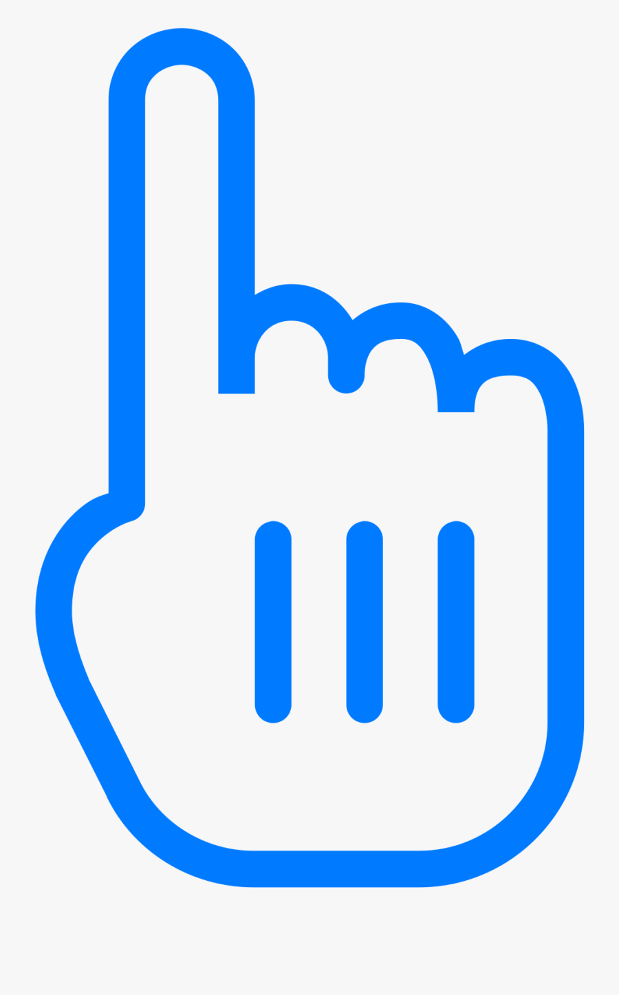 Hand Cursor Icon - Cursor Png, Transparent Clipart